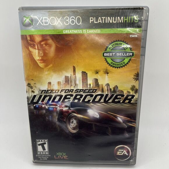 Need for Speed: Undercover Game (Microsoft Xbox 360 2008) w/Manual CIB VERY GOOD - Picture 1 of 9